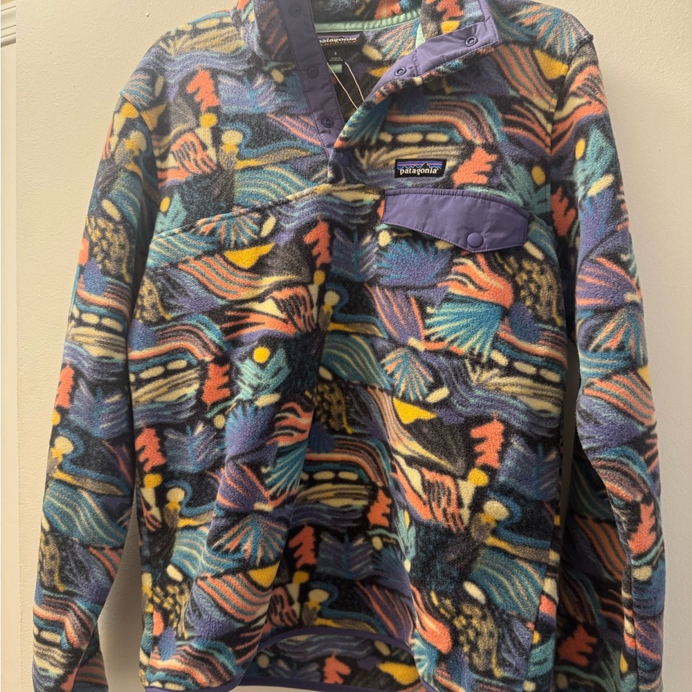Patagonia Colorful Patterned Fleece Pullover